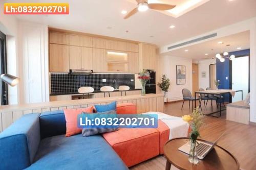 Posezení v ubytování FLC Sea CHANH Apartment - Căn Hộ Hướng Biển Trung Tâm TP Quy Nhơn