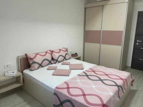 Ένα ή περισσότερα κρεβάτια σε δωμάτιο στο Tea's apartment