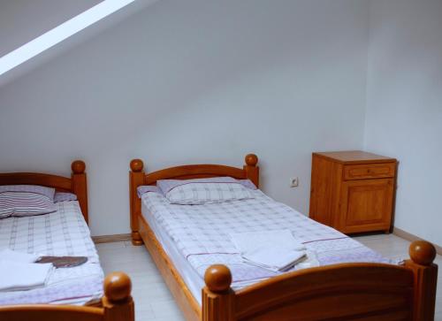 Krevet ili kreveti u jedinici u okviru objekta Grebenky Motel