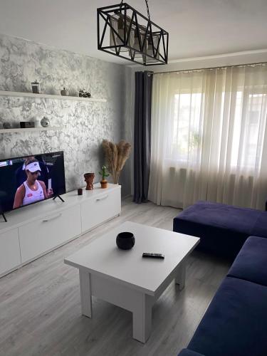 Μια τηλεόραση ή/και κέντρο ψυχαγωγίας στο Alesandru apartament