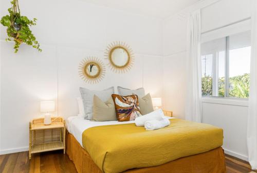 Ένα ή περισσότερα κρεβάτια σε δωμάτιο στο Bungalow105