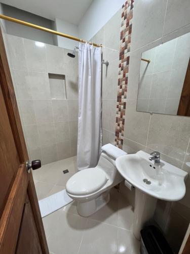 Koupelna v ubytování Casa Isabel Hotel