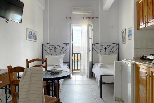 Posezení v ubytování Evdokia's Rooms (Chora)