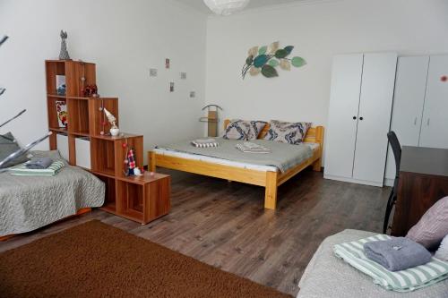 Letto o letti in una camera di Tündér Róza Apartman
