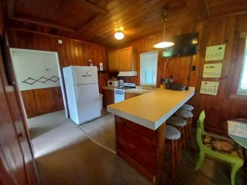 Η κουζίνα ή μικρή κουζίνα στο Stegbone's Fish Camp and Resort