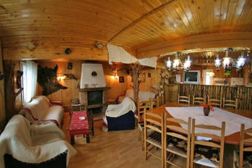 Χώρος καθιστικού στο Vila Maria Rustic Predeal