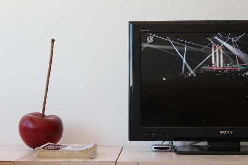 TV/Unterhaltungsangebot in der Unterkunft Sea view apartment Mariakerke-Bad - La Brise