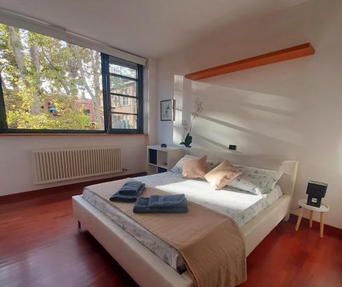 Кровать или кровати в номере Loft Soleil