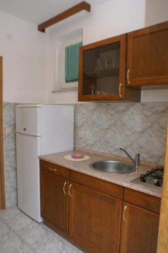 Kuchyň nebo kuchyňský kout v ubytování Apartments by the sea Zubovici, Pag - 4130