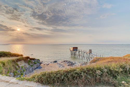Maison de famille face mer a la Plaine sur Mer