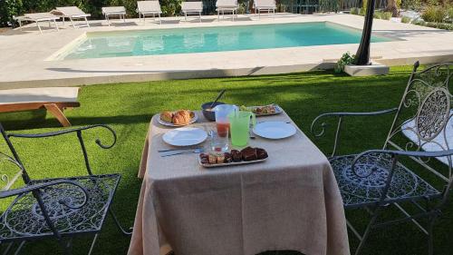 Mad på bed and breakfast-stedet eller i nærheden