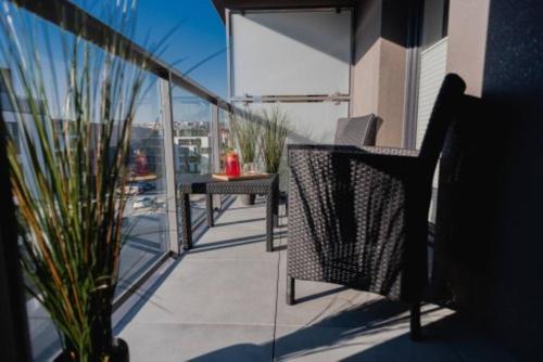 Μπαλκόνι ή βεράντα στο Silvia Apartment Gliwice Karolinki 78