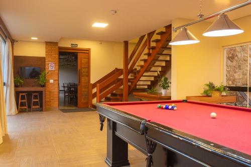 Biliár nebo kulečník v ubytování Hotel Imperium Village