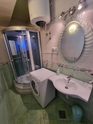 Kúpeľňa v ubytovaní Euromodus apartmani