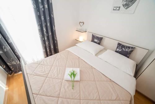 Postel nebo postele na pokoji v ubytování Apartments with a parking space Privlaka, Zadar - 5746