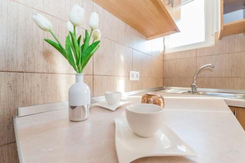 Koupelna v ubytování Apartments with a parking space Privlaka, Zadar - 5746