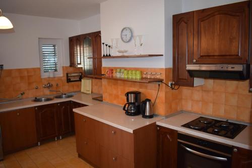 Kuchyň nebo kuchyňský kout v ubytování Apartments with WiFi Sveti Filip i Jakov, Biograd - 4299