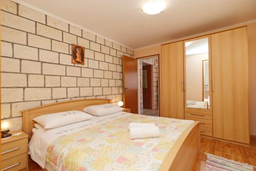 Postel nebo postele na pokoji v ubytování Apartment Brna 4463b