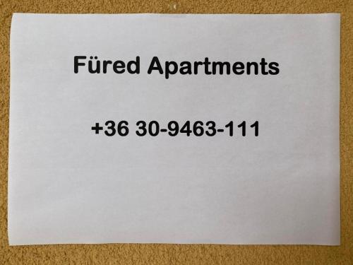巴拉頓菲賴德的住宿－Fured Apartments II.，相簿中的一張相片