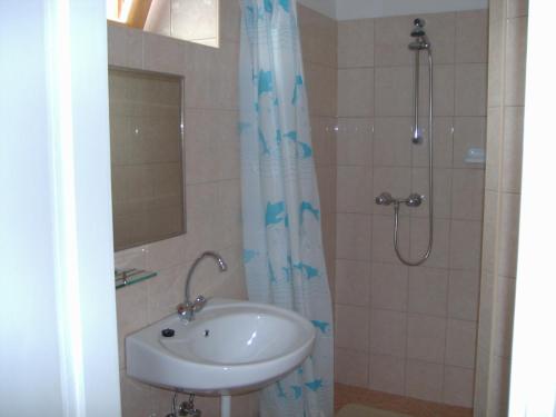 Kúpeľňa v ubytovaní Marcsi Apartman