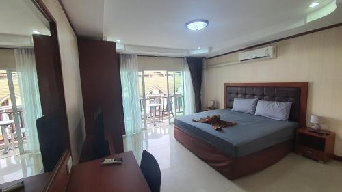 Katil atau katil-katil dalam bilik di Shiba Guesthouse