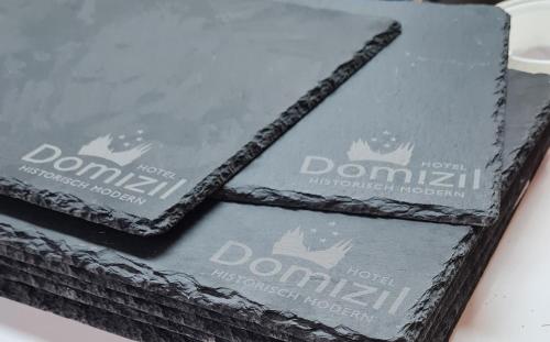 a close up of a box of domaniiger modern chocolate at Hotel Domizil in Erfurt