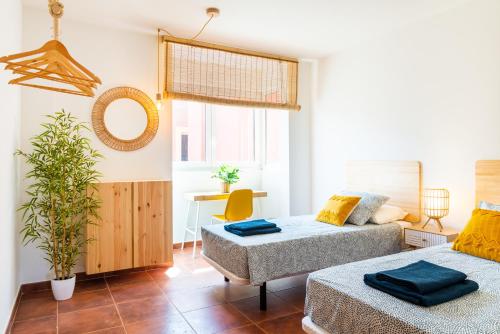 Posezení v ubytování Alma Norteña - Spacious Apartment with Terrace