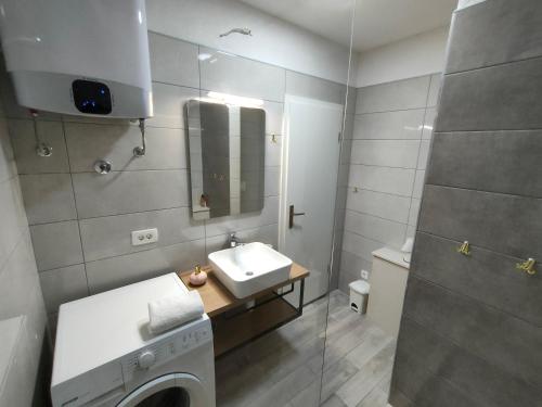 Koupelna v ubytování Glamuzina