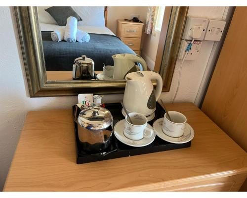 Bonair Hotelにあるコーヒーまたはお茶