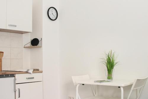Kuchyň nebo kuchyňský kout v ubytování American Ease Apartments - Hahnbach, Vilseck, Weiden