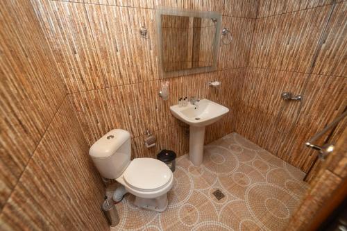 ディリジャンにあるPopock Dilijan 1のトイレと洗面台付きのバスルーム