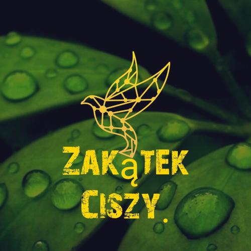 a green plant on a leaf with water droplets at Zakątek Ciszy. in Słuchowo