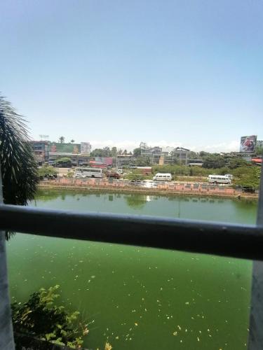 a view of a river from a bridge at Queens Residency in Trichūr