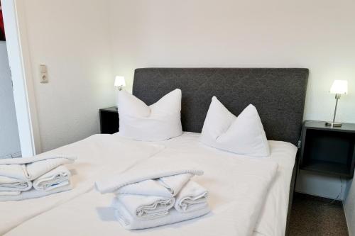 Katil atau katil-katil dalam bilik di Hotel zur Traube