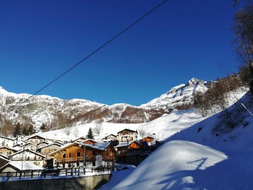 Chalet Gaspard durante o inverno