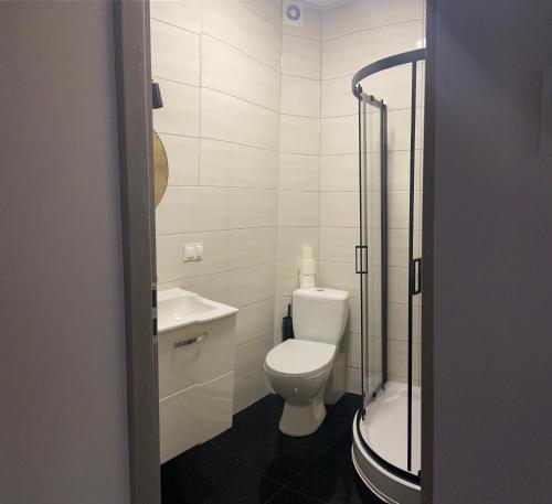 Koupelna v ubytování Apartamenty Bezrzecze