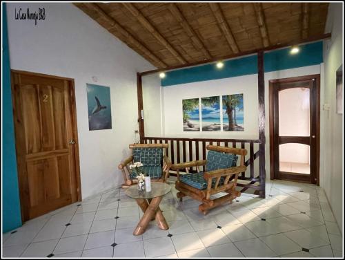 Posezení v ubytování La Casa Naranja Bed and Breakfast