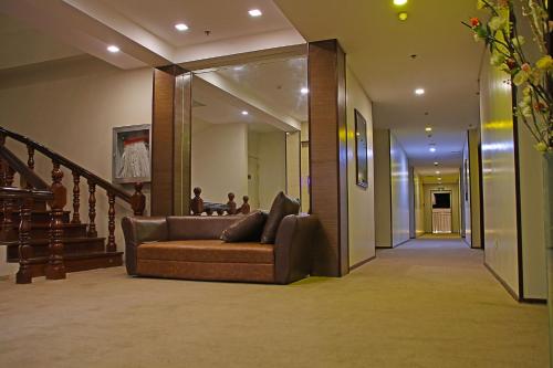 Posezení v ubytování Palawan Uno Hotel