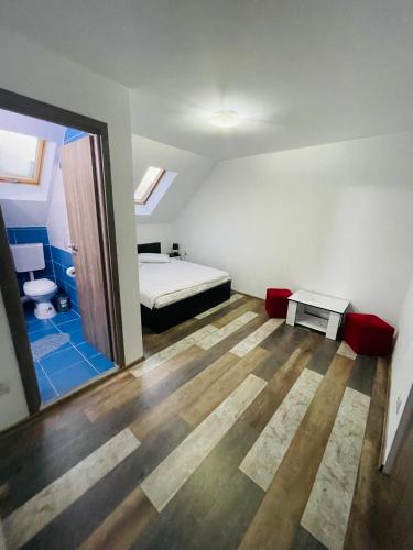 Llit o llits en una habitació de Casa Korina