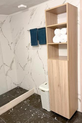 Koupelna v ubytování Central neighborhood house