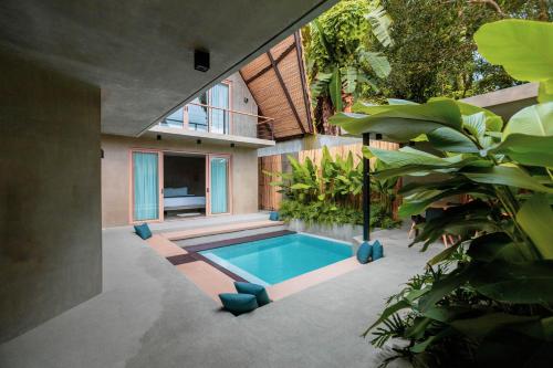 Bazén v ubytování Panorama Villas El Nido nebo v jeho okolí