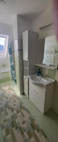 Kuchyň nebo kuchyňský kout v ubytování Apartmán DANY Hanušovice