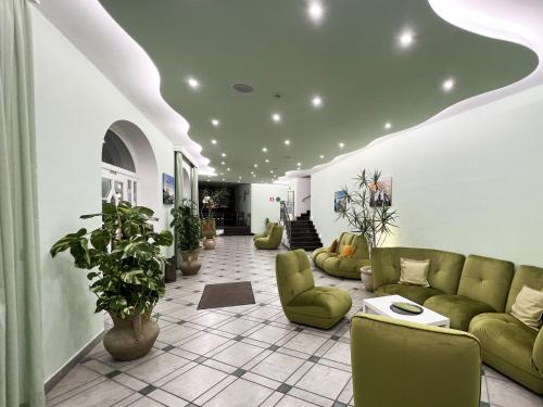Χώρος καθιστικού στο Hotel La Ginestra