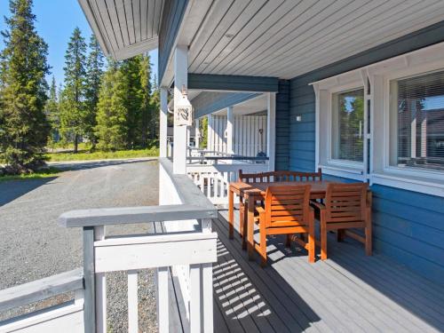 Balkón nebo terasa v ubytování Holiday Home Ruka snow & sun 4 by Interhome