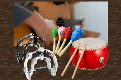 a skeleton keychain next to a drum and some chopsticks at 一棟貸切 森のお風呂とアウトドアサウナ 日光雪月花 in Nikko