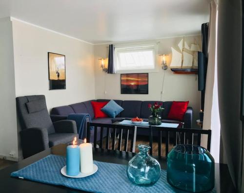 Posezení v ubytování Northcape Nature Rorbuer - 4 - Balcony North