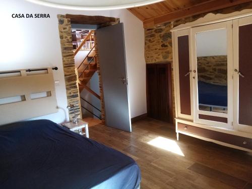 Postel nebo postele na pokoji v ubytování Casa do Pátio e Casa da Serra