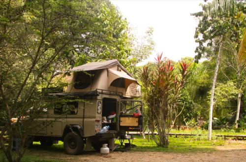Zahrada ubytování Passiflora Lodge Tambopata
