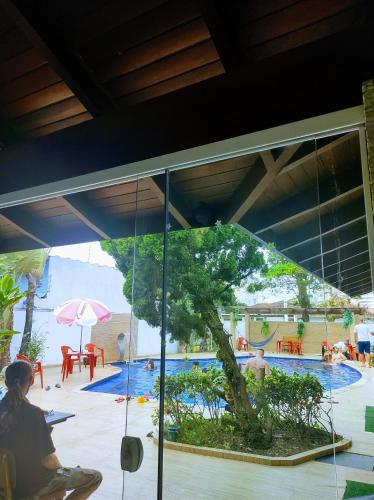 Πισίνα στο ή κοντά στο Pousada & Hostel Boca da Barra