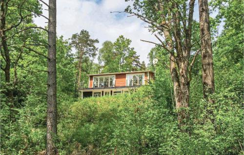 a house in the middle of the forest at Knäred in Knäred